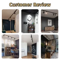 Full Set Led Track Light COB Rail Lighting Fixture 220V Led Rail System Lamp Track Lighting Track Lamp Clothing Shop Living Room 2