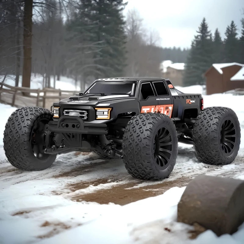 PDracing 1/10 RC Bigfoot 4S Brushless Off-road Remote Control Car 4WD High-speed Drifting Car Waterproof Model Gifts for Boys 4