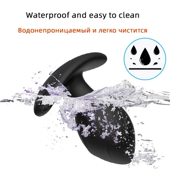 Silicone Anal Butt Plug Masturbator Anal Toys For Women Vibrate Dildo Female GSpot Sex Toys for Adults18 Erotic toy anal trainer 4