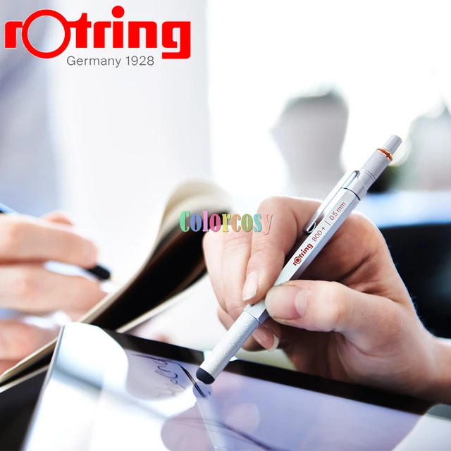 rOtring 800+ Mechanical Pencil and Touchscreen Stylus, 0.5/0.7 mm