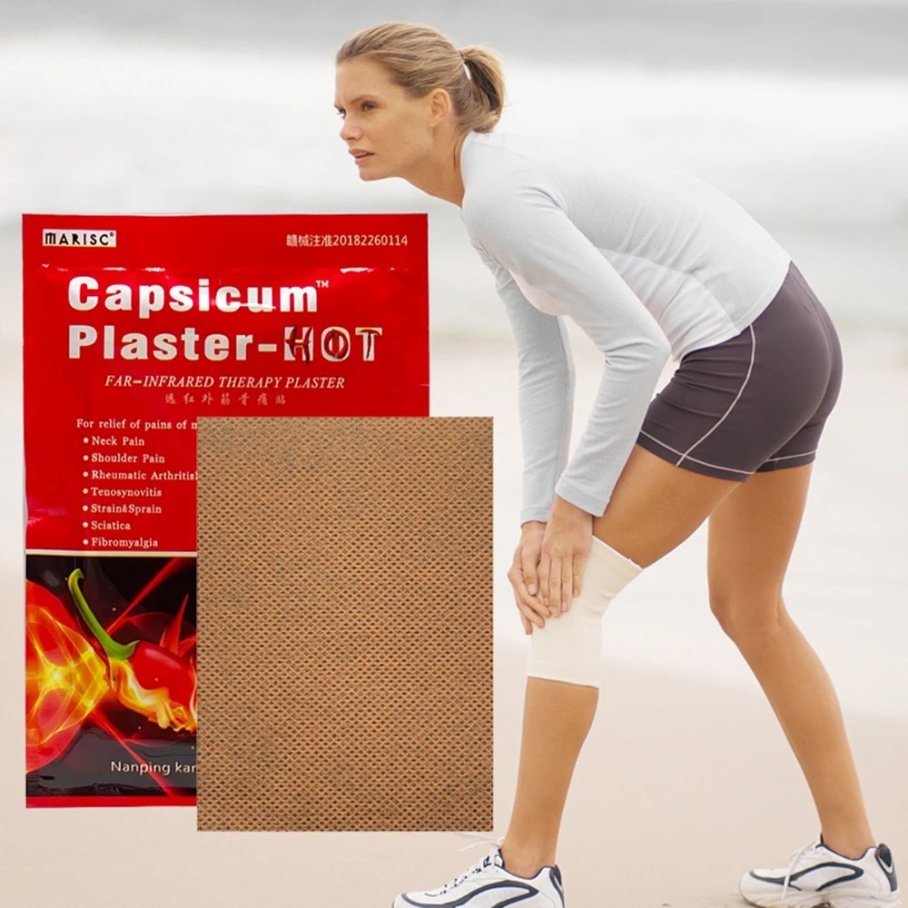 Pepper Pain Plaster Joint Powder Body Massage Plaster Muscle Fatigue Neck Waist Back Ache Shoulder Joint Patches 8/16/24/32Pcs