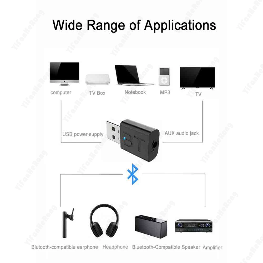 USB Bluetooth-compatible 5.0 Transmitter Receiver Stereo RCA USB 3.5mm AUX for TV PC Headphones Home Stereo Car HIFI Audio bluetooth transceiver adapter,bluetooth aux adaptor,bluetooth audio receiver,bluetooth adapter,audio adapter