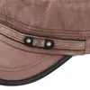 Men  Denim Baseball Cap Cotton Cadet Hat  Breathable Flat Adjustable Cap 3