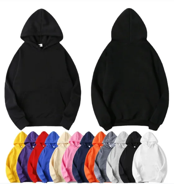Men's Women's Solid Color Hooded Sweatshirts for Man New in Hoodies & Sweatshirts Streetwear Sports Hoodie Sweatshir Male 1