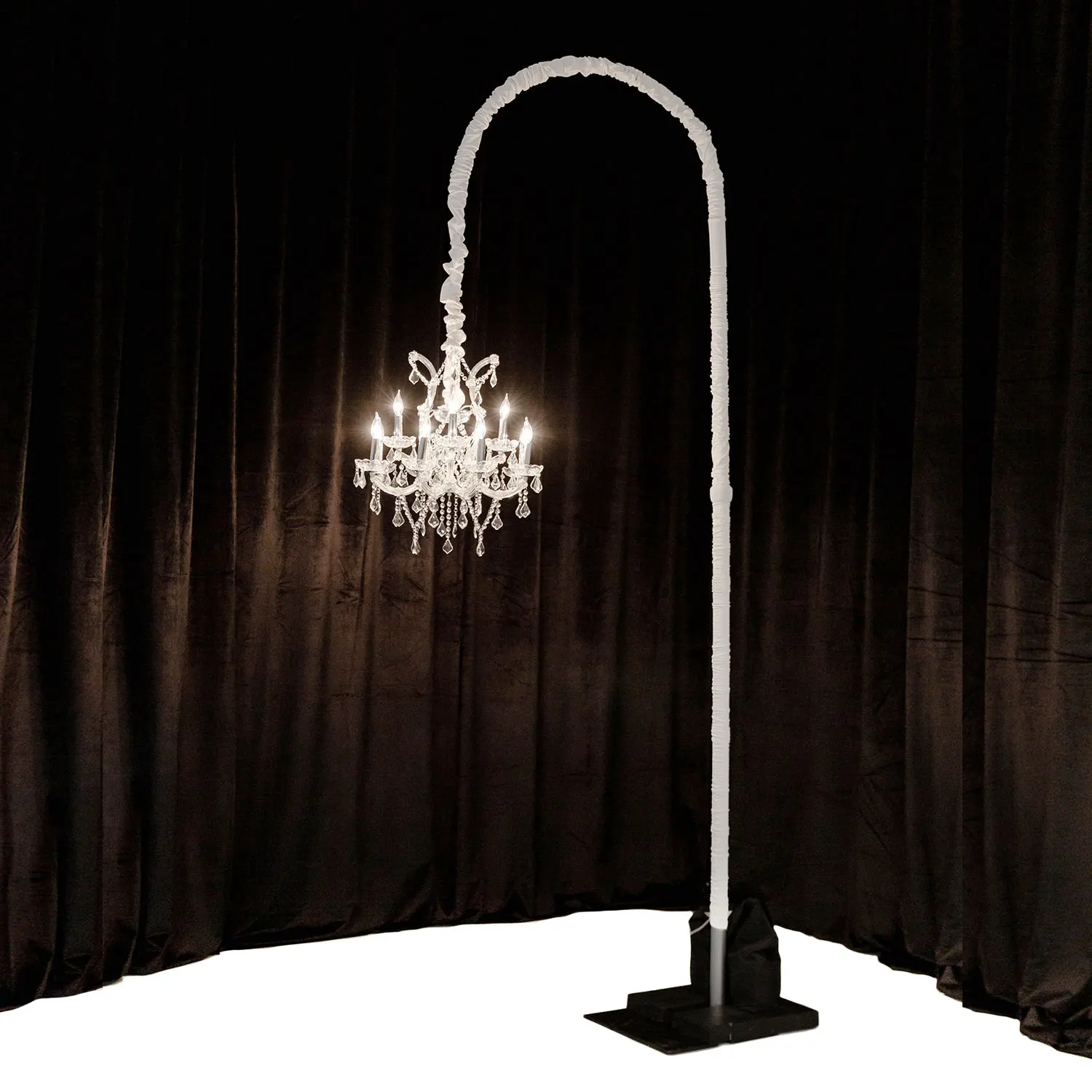 CHANDELIER HANGER AND COUPLER 36" REACH for LIGHTING FLORAL ARRANGEMENTS