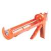 Glass glue gun Caulking Gun 10:1 Thrust Ratio, Blue Caulking Tool Gun Caulk Gun No Drip Hand Caulking Guns Silicone Gun Tool 1