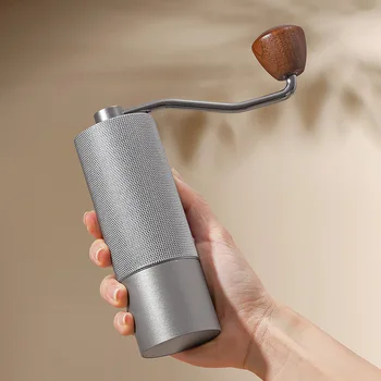 수동 커피 연마기, 스테인리스 스틸 그라인딩 코어, 모든 금속 바디, 핸드 브루 커피, 휴대용 커피 액세서리