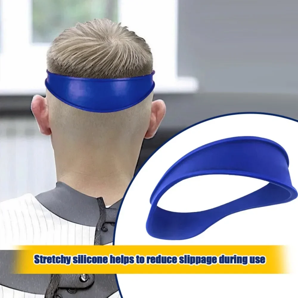 DIY Home Hair Trimming Haircuts Curved Headband Silicone Neckline Shaving Template Hair Cutting Guide Barber Hair Styling Tools 5