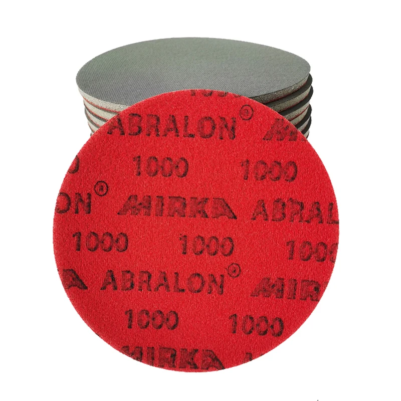 6 Inch 150mm Sponge Sandpaper Round Self-adhesive Flocking Car Paint Polishing Beauty Sandpaper