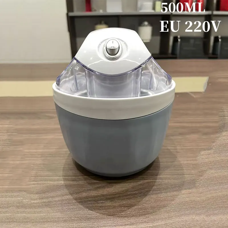 ミニ電動ソフトアイスクリームメーカー、DIY冷凍フルーツフリーザー