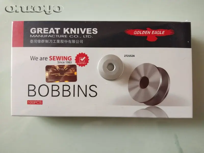 100pcs Industrial Sewing Machine Parts Bobbin Aluminum 40264 203470 272152A For Single Needle Machine And Embroidery Machine 6