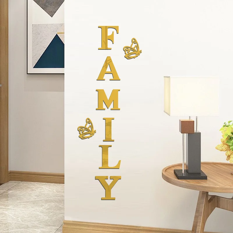 Butterfly Elegance: 3D Mirror Wall Art Acrylic Decals