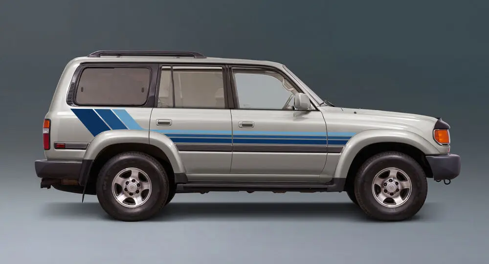 Toyota Land Cruiser FJ80 decal example 3