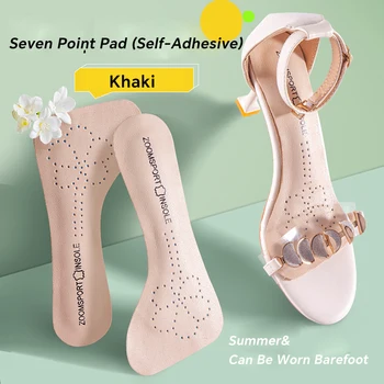Solette autoadesive in pelle per donna Sandali con tacco alto Adesivi adesivi antiscivolo traspiranti e assorbenti il sudore 1