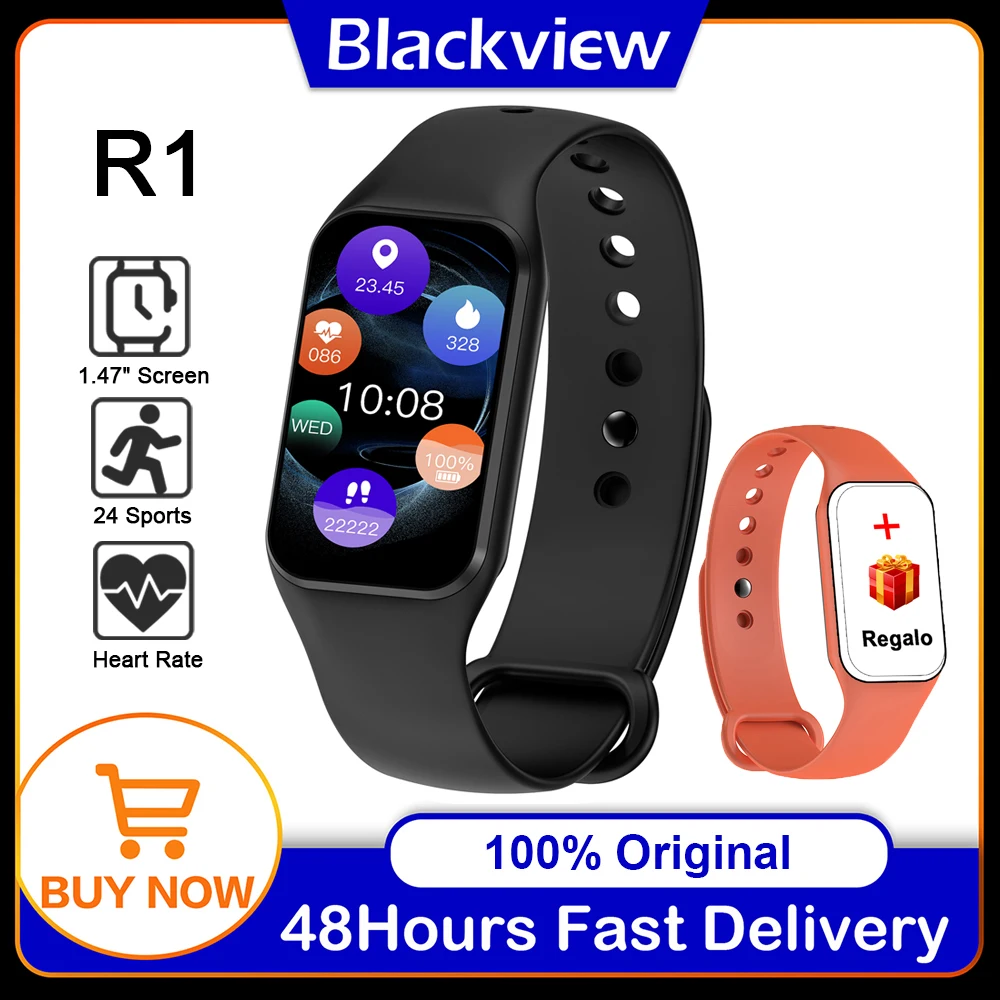 

Blackview мужские Smartwatch умные часы для женщин 1.47" экран монитор сна фитнес трекер сердечный ритм водонепроницаемый спортивные часы
