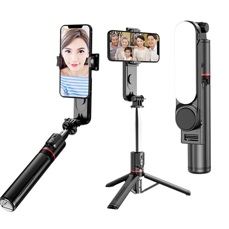 Wireless Selfie Stick Tripod Stand With Fill Light For Ios Phone