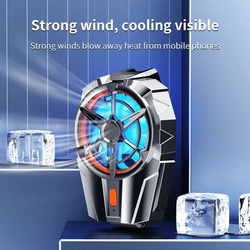 Air-Cooled Back Clip Silent Heat Sink Suitable For Android IPhone Universal Adjustable Gear For Going Out UTHAI SP42