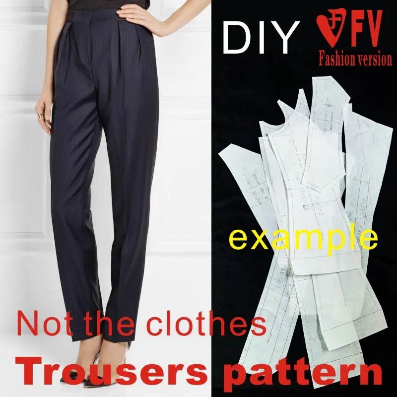 Haroun pants sewing pattern The trousers pattern(Not the pants) BCK-20