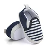 New Striped Baby Shoes Classic Shallow Cut Canvas Shoes for Boy Girl  Soft Sole Non-Slip Infant Booties Kids First Walkers 4
