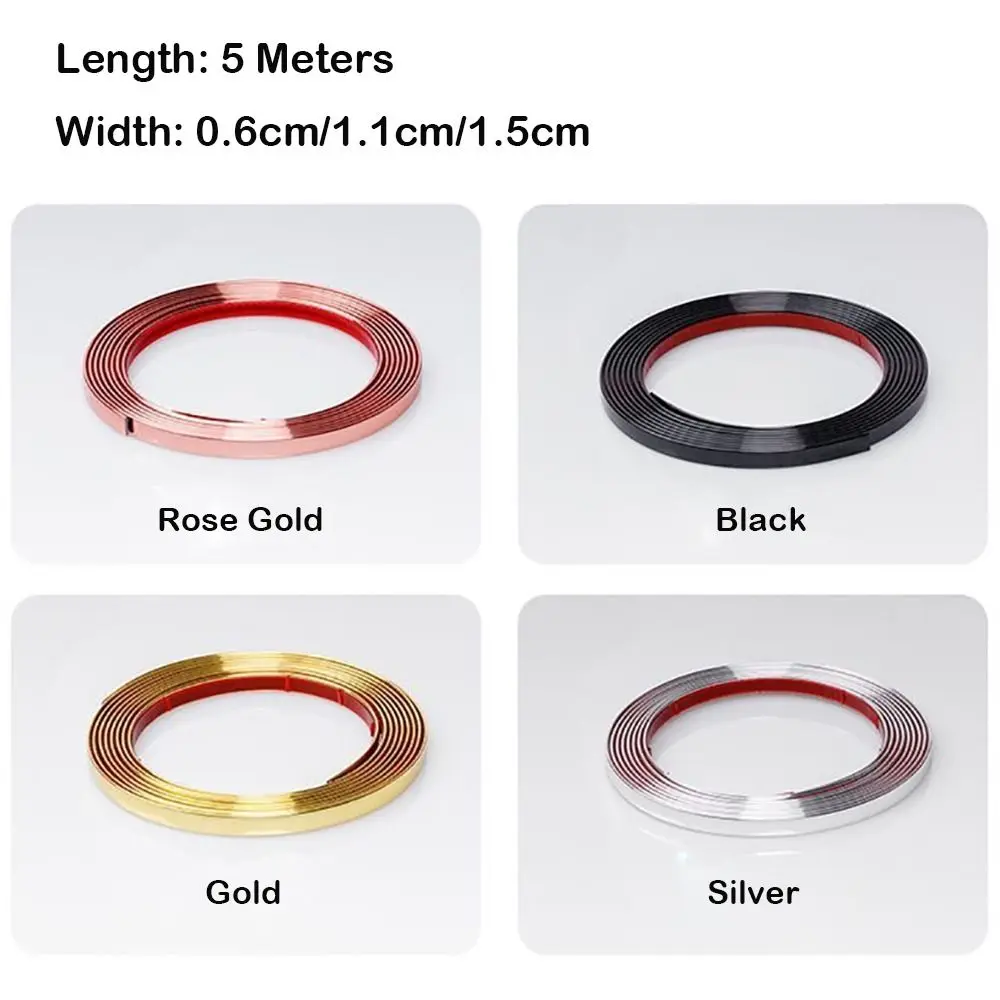 Ceiling Decor Line Self-adhesive Decoration Line PVC Waterproof Gold Tape Edge Banding Strip Background Wall