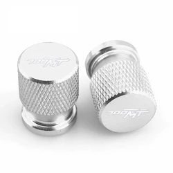 Enhanced Motorcycle Accessories Enlarged Side Stand Pad & Tire Valve Caps (A - Silver For 700MT)