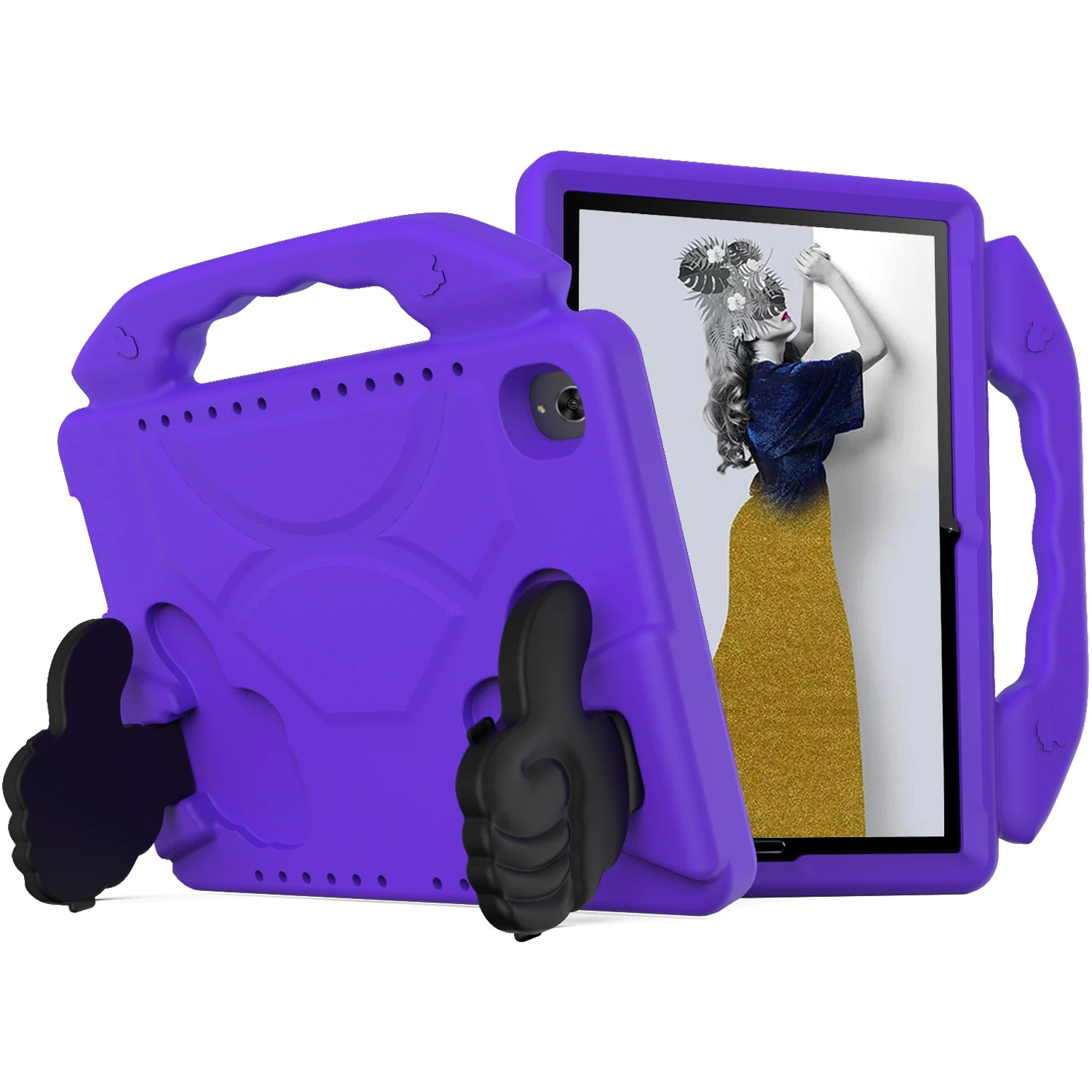 Durable EVA Shockproof Kids Case with Stand and Holder