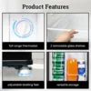 2.6 Cu.Ft. Compact Refrigerator with Freezer, 2 Shelfs, Perfect for Homes, Offices, Dorms, Black 3