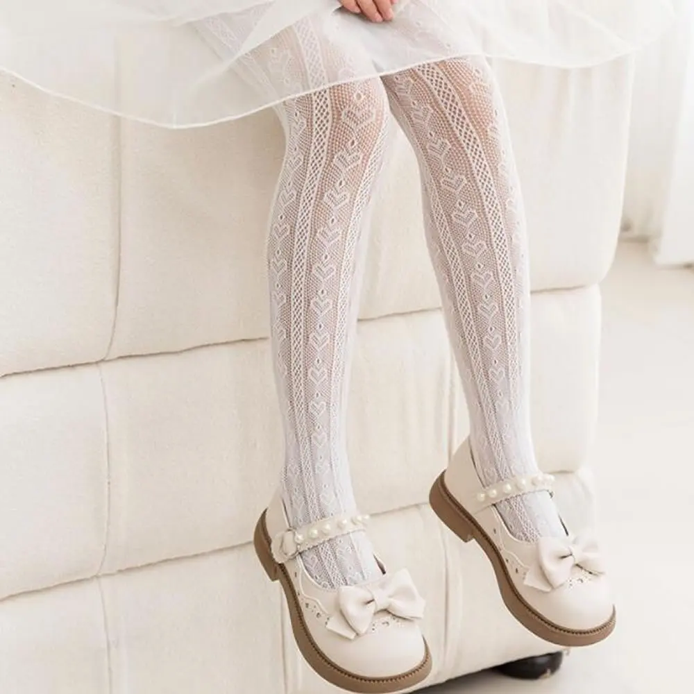 

Новинка, детские колготки, тонкие белые чулки, сетчатые носки в стиле "Лолита", детские летние колготки для девочек