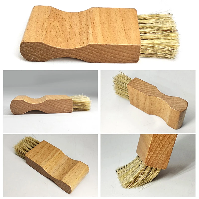 

1pc portable shoe brush oil polish tool Bristle shoe brush Mini Brush