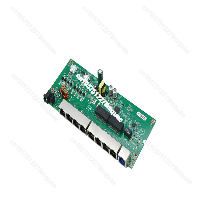 

9-port 8-way 802.3af/atPOE switch national standard 48V monitoring 100M industrial-grade switch bare board