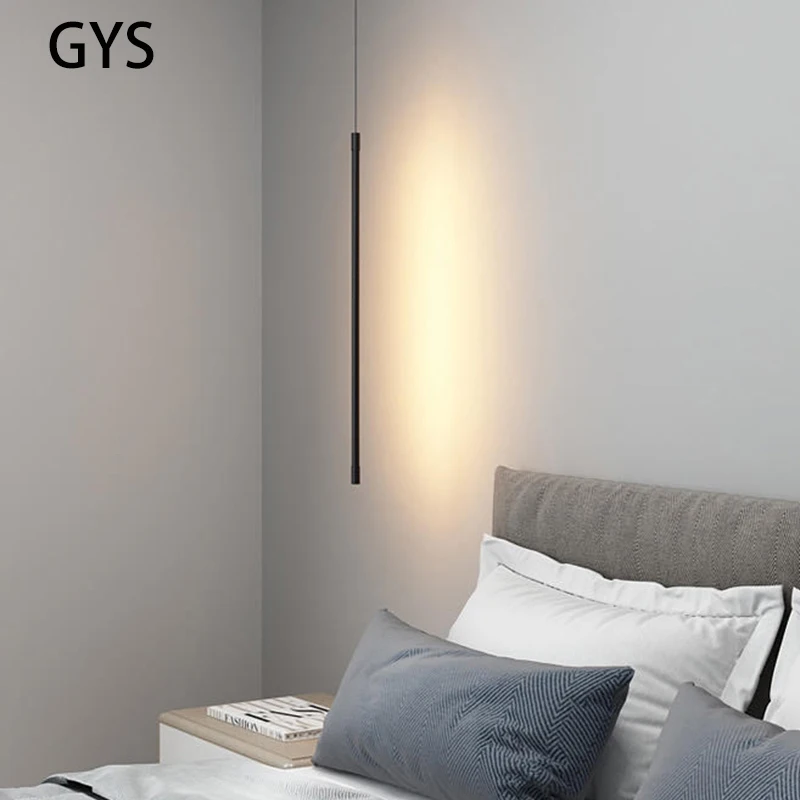 

Светодиодная прикроватная люстра GYS, лампа для спальни, 60 см, 80 см, 100 см, 120 см