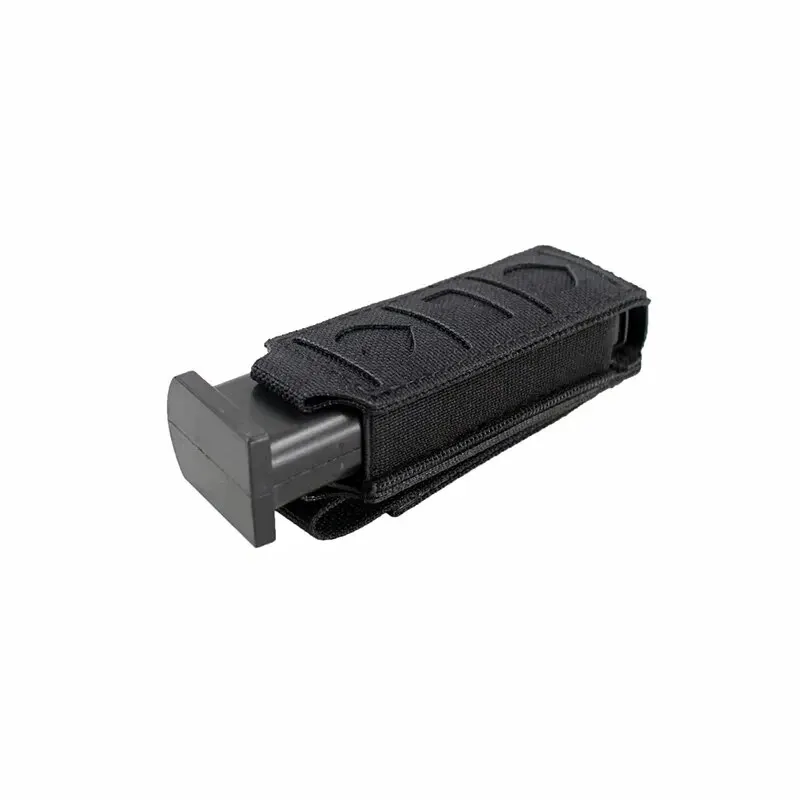 Magazine pouch Tactical 9mm Molle Single Magazine Pouch Multi-tool Pouch Elastic Pistol Waist Belt Flashlight Holster Tool Holder