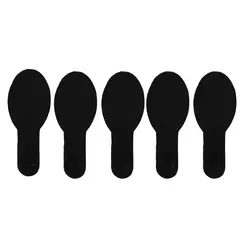 Adjustable Finger Splint Brace for Arthritis Pain Relief - Reusable Straightening Corrector and Protective Strap (5 - Pack) (Black)