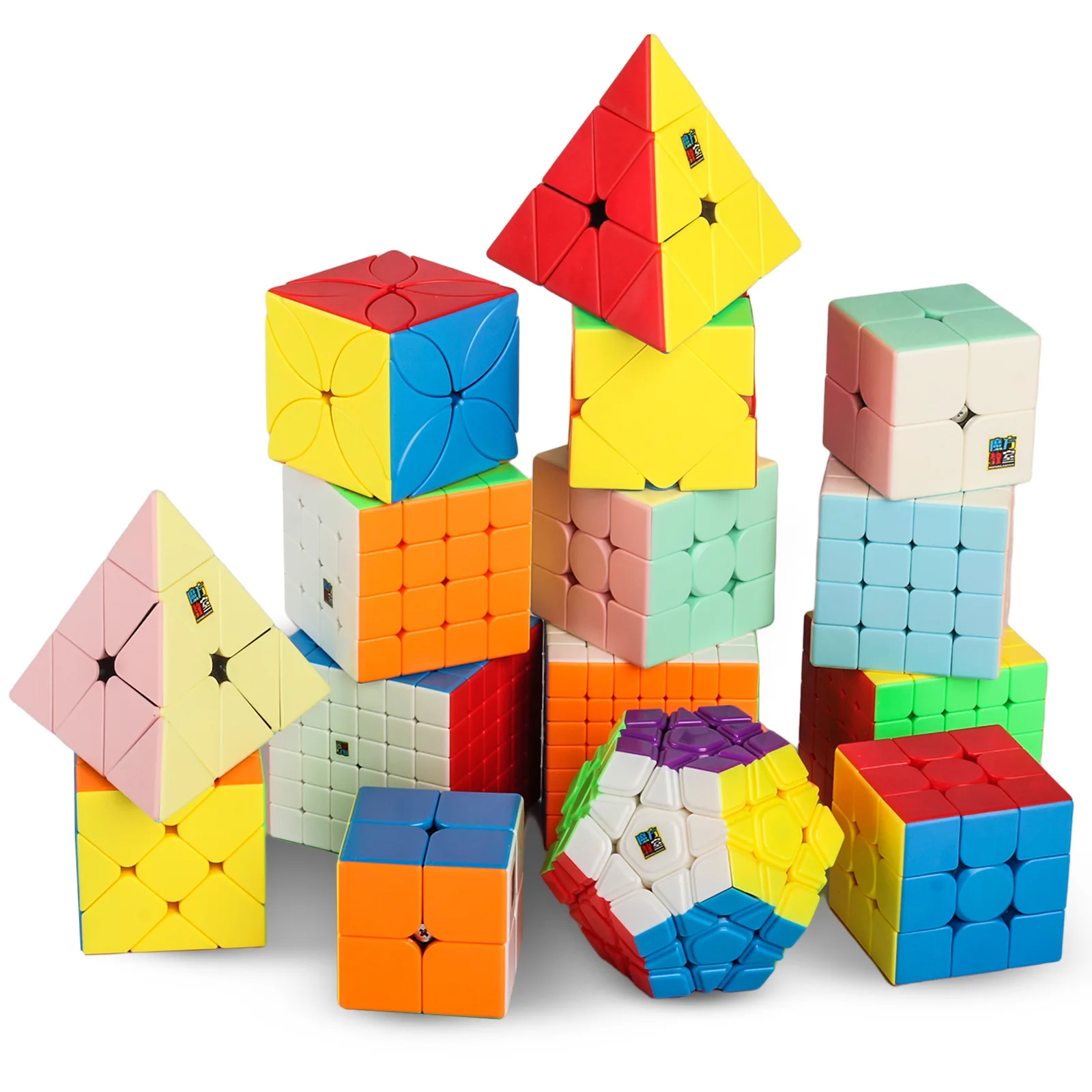 Moyu Meilong Series Magic Cube MFJS Special-shaped Meilong 2x2 3x3 4x4 5x5 Puzzle Kids Toys Gift Pyraminx Skewb Cubo Magico 4