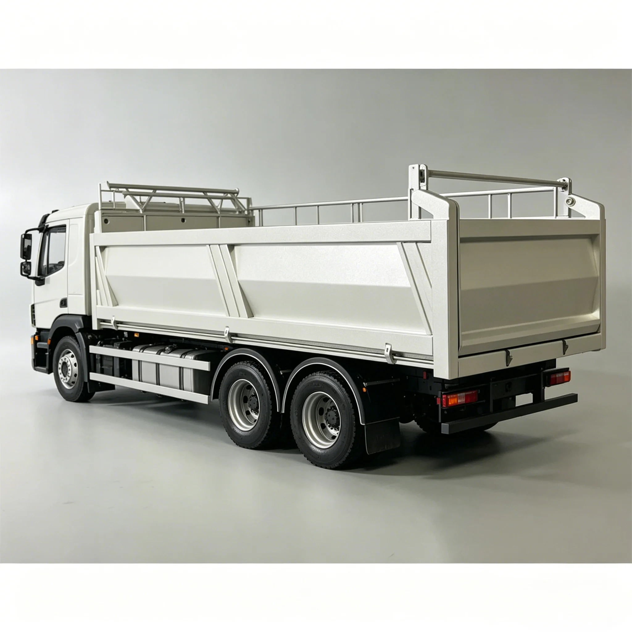 RC 1/14 Ersatzteile Metalleimer für Tamiya Hydraulik-Muldenkipper für SCANIA MAN VOLVO Muldenkipper DIY-Teile