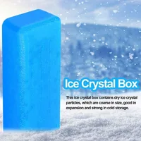 Boîte à glace en cristal PE réutilisable, glacière de pique-nique, ventilateur de climatisation durable, indispensable, garde la fraîcheur fraîche 5