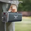 150Wh Portable Power Station, 42000mAh Laptop Power Bank With 150W AC Outlet, Dual Way 65W PD/USB-C Port, Laptop Charger Battery 1