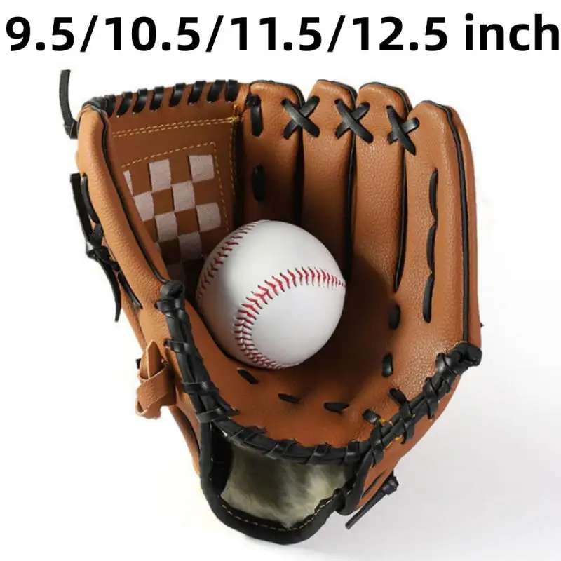 Outdoor Sport Baseball Glove Softball Practice Equipment Size 9.5/10.5/11.5/12.5 Left Hand For Kids/Adults Man Woman Training baseball gloves