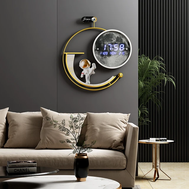 Led Digitale Wanduhr Moderne Design Uhr Uhren 3D Wohnzimmer Decor