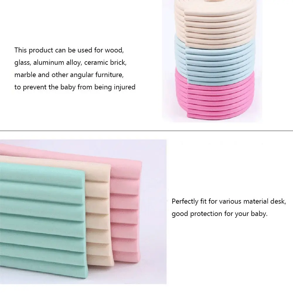 16 Colors 2M Baby Safety Desk Edge Guard Strip Table Corner Protector Kids Collision Cushion Foam Bumper Free Tape