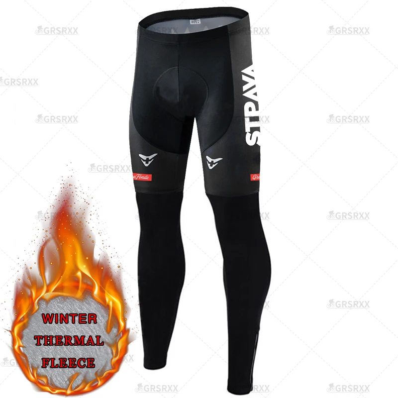 Cycling Pants Winter Fleece Thermal 
