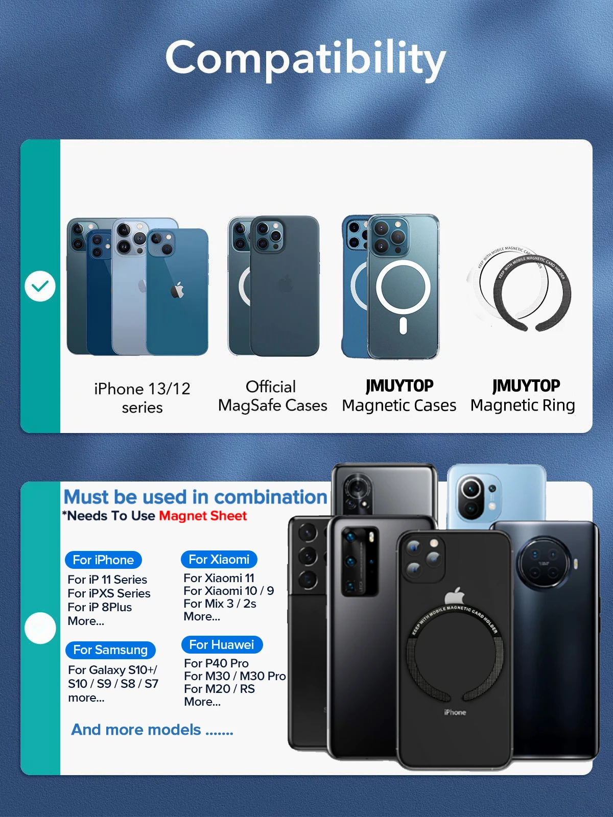 Support de chargeur de voiture magnétique sans fil, téléphone adsorbable  pour iPhone 14 13 12 Pro Max – Oz Marketplace