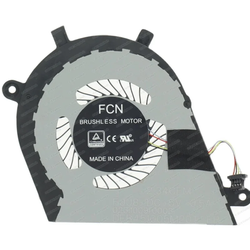 

NEW CPU Cooling Fan For DELL Inspiron 13 7370 7373 7380 I7373-5558GRY-PUS Series 0DJFK0 ND55C41-16M16 DFB451005M20T FJ8