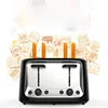 4 Slice Toaster HX-5009 Household Stainless Steel Smart Bread Toaster for Bagel Muffin Waffle Gluten Free Breads Timer 3
