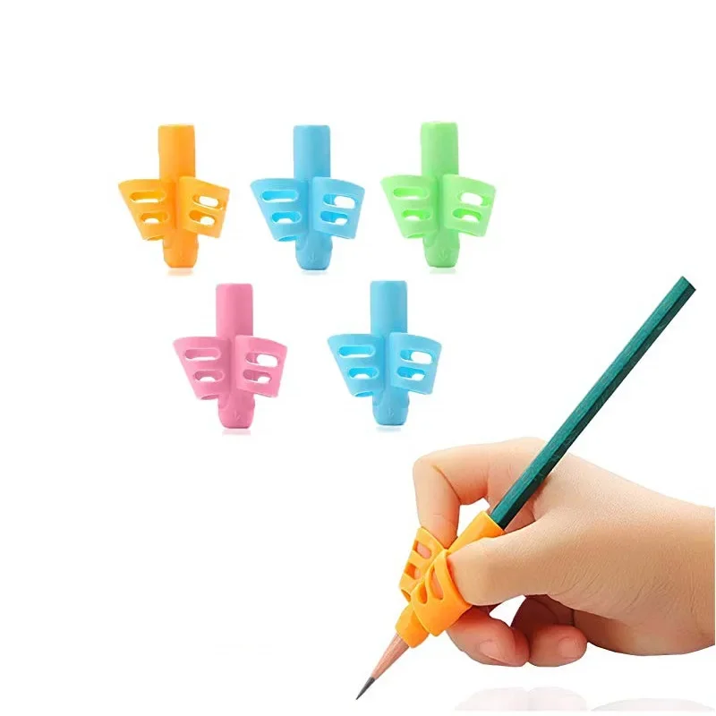 Children develop correct writing, hold a pen, learn to practice silicone pen assisted holding pen posture corrector, student