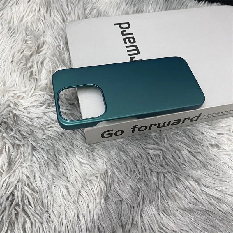 Matte Frameless Thin Anti-Fall Phone Cover with Hard Skin-Feel
