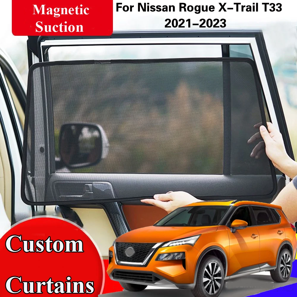 Side Sun Shade Shading Protection Window Curtain Sunshades Accseeories