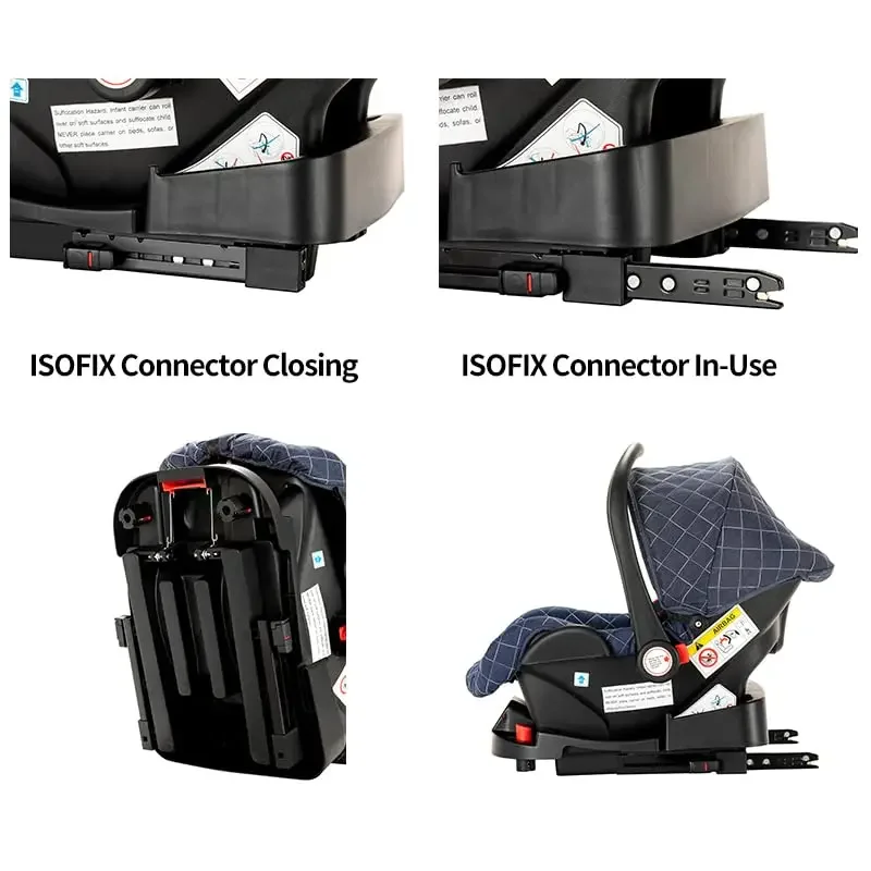 3 in 1 Baby Travel System Infant Baby Stroller Pushchair High Landscape Reversible Foldable Portable Stroller Newborn Pram Recli