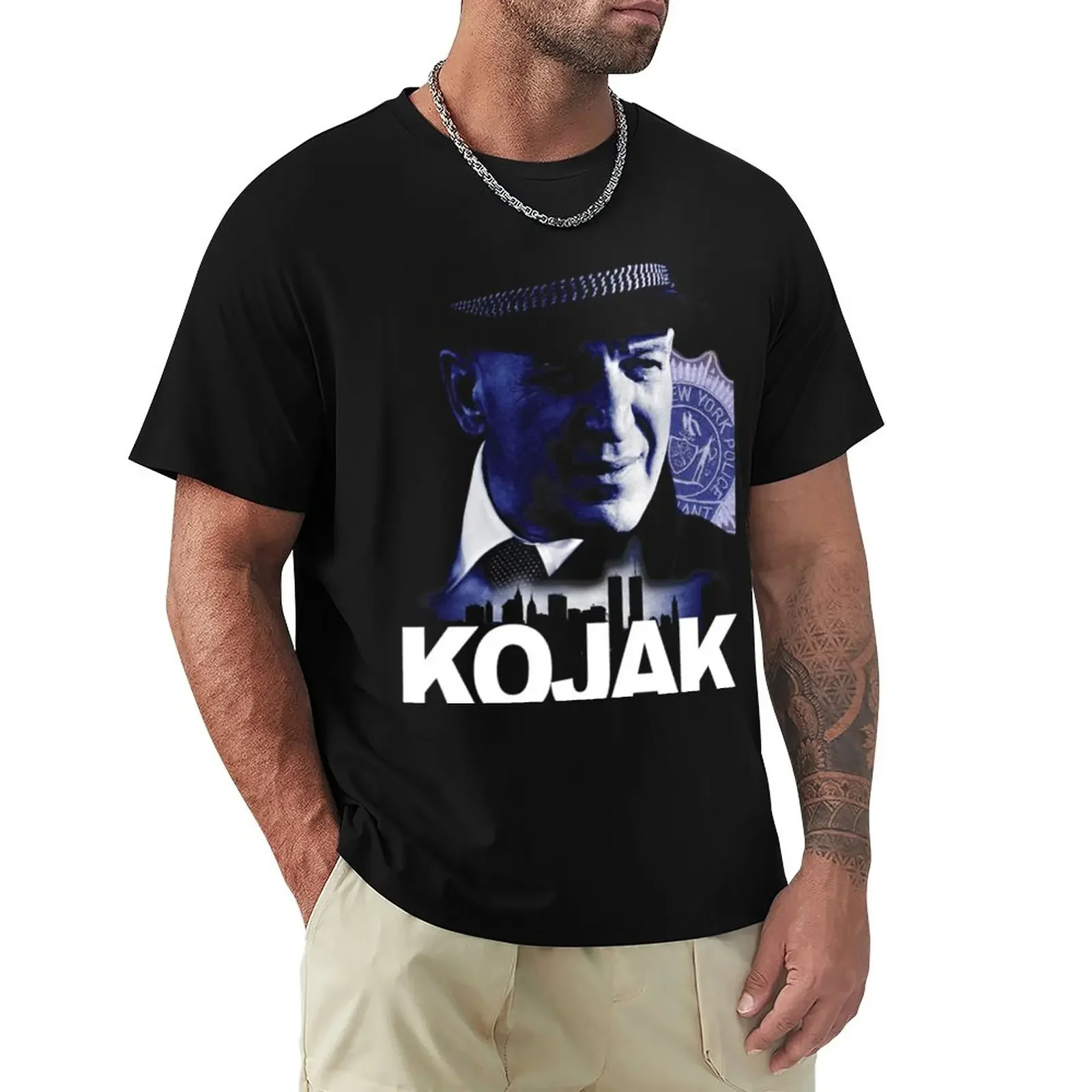 

Kojak T-Shirt Short sleeve tee oversized summer top t shirt men