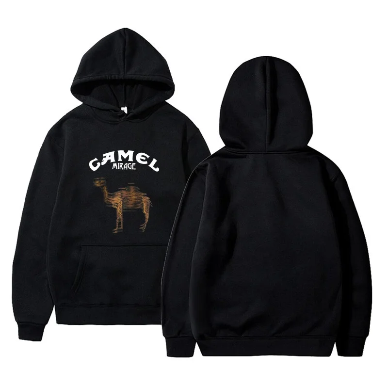 

Camel Miraoe Korean Oversize Printed Style Korean Style Hoodie Men Basic Besar Cute Blouse Plus Size Soft Vintage
